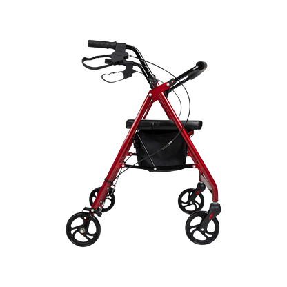 Hero Medical 4-Wheeled Mobility Walker - Walking Frame with Rollator