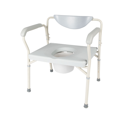 Hero Medical  Heavy Duty Commode All-in-One with Padded Back