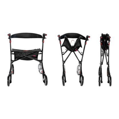 Hero Medical Euro Lite Seat Walker - Carbon Fibre