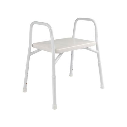 Hero Medical Shower Stool - Extra Wide Padded And Aluminium Rust Free