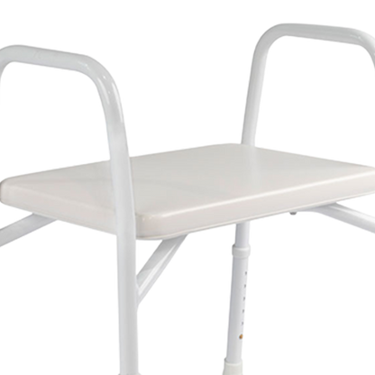 Hero Medical Shower Stool - Extra Wide Padded And Aluminium Rust Free
