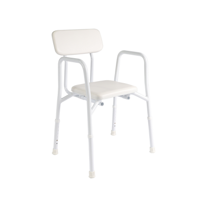 Hero Medical Shower Stool Padded Seat - Aluminium Rust Free