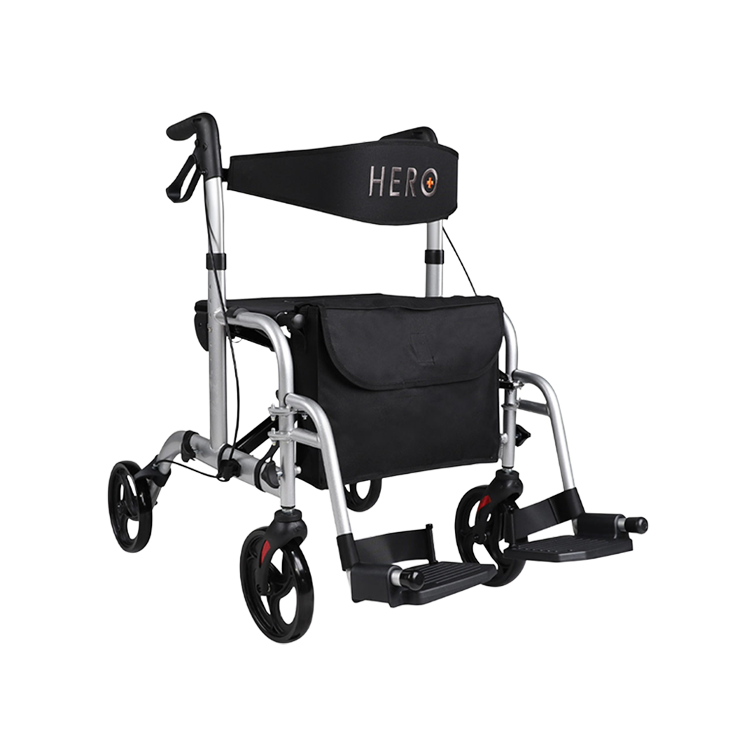 Hero Medical Wheelchair/Rollator - Fusion 2 in 1