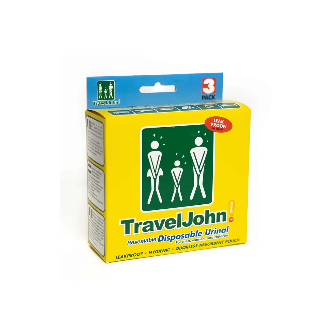 TravelJohn Disposable Personal Urinal Bag Leak Proof