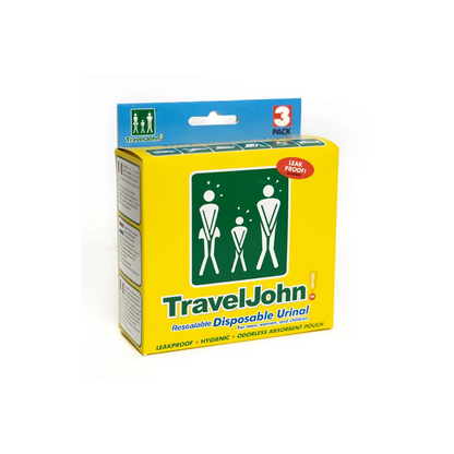 TravelJohn Disposable Personal Urinal Bag Leak Proof