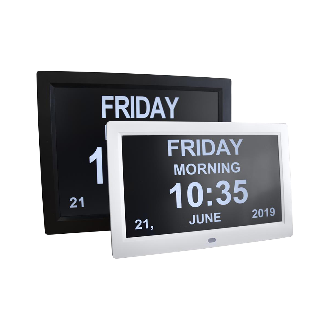 KCare Digital Clock With Alarm & Text Reminders