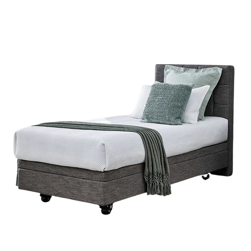 Aspire ComfiMotion Headboard Allure Portobello Grey Long Single