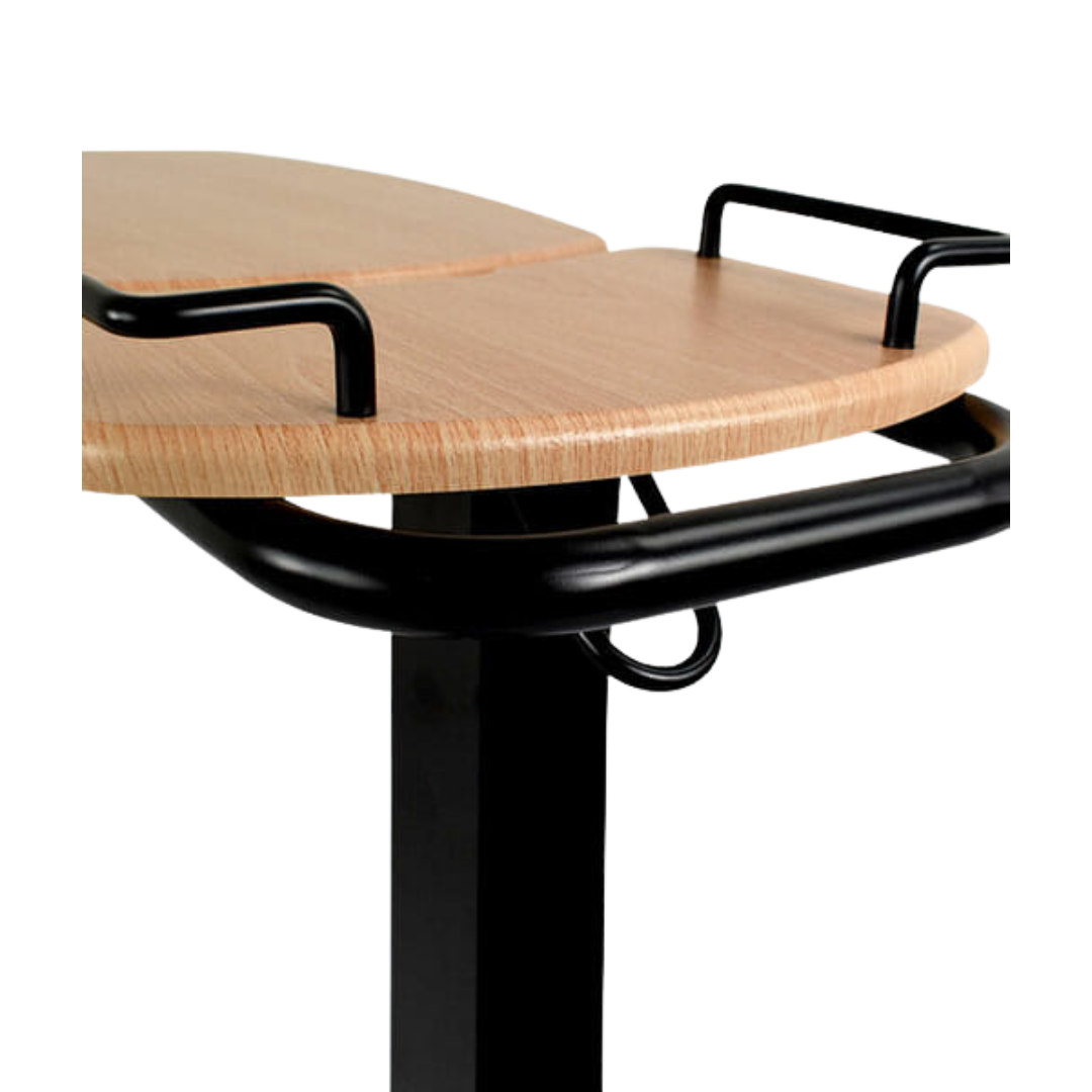 Royale Medical Over Bed Table with Tilting Split table