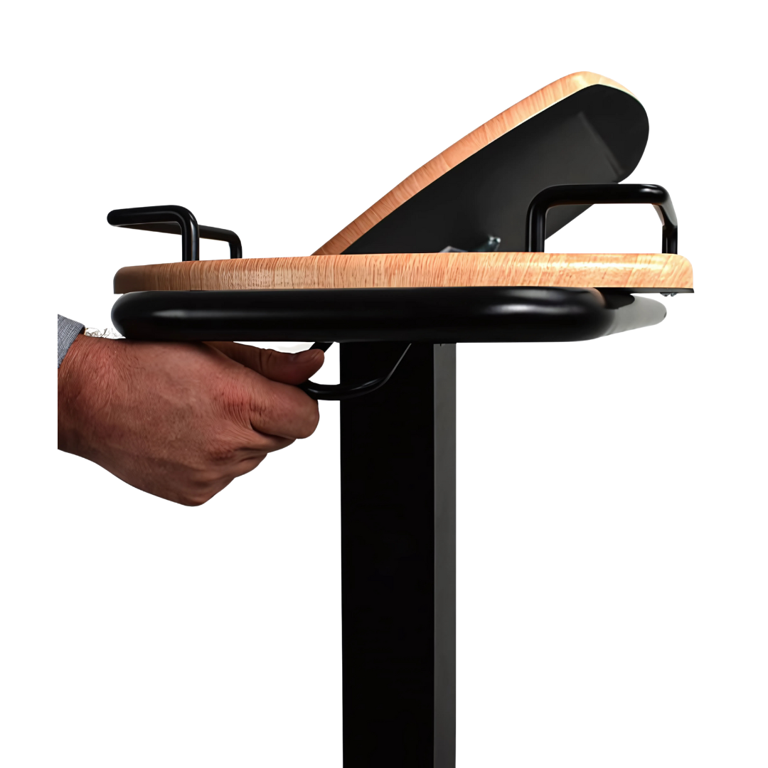 Royale Medical Over Bed Table with Tilting Split table