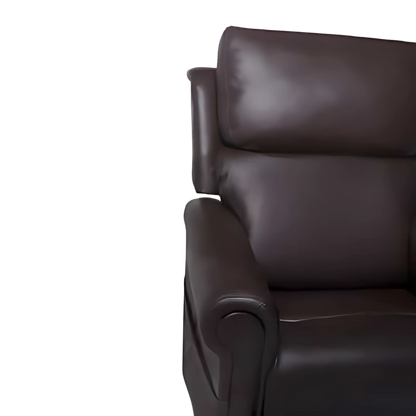 Royale Medical Quad Motor with Head & Lumbar Power Royale Chadwick Oxford Plush Leather