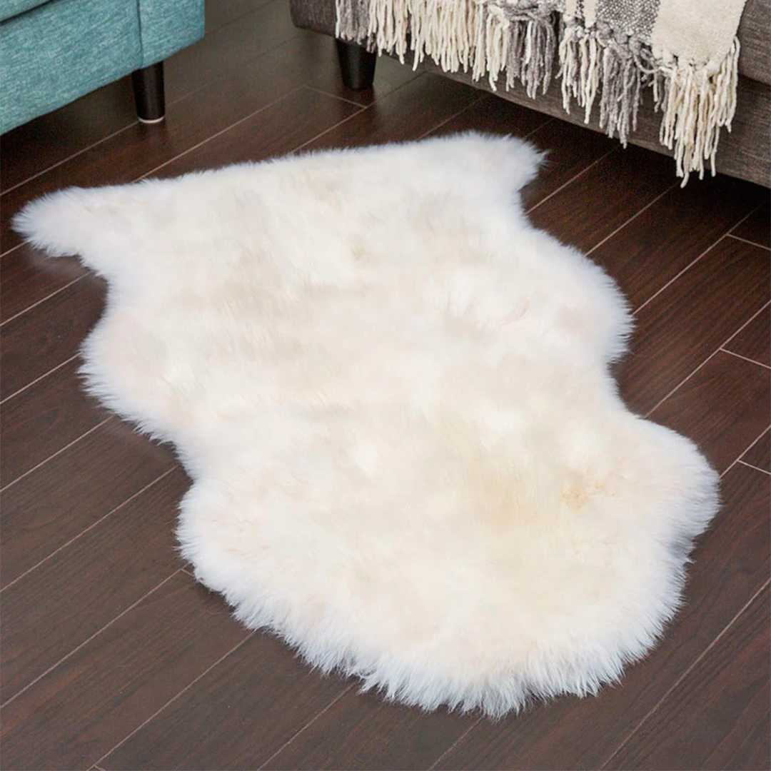 Sheepskin Medical - Wild Goose Sheepskin Rug Overlay Light Ivory (Non Medical Grade)
