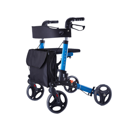 Travel Lite Portable Outdoor Seat Walker with Seat and Bag + Crutch Holder
