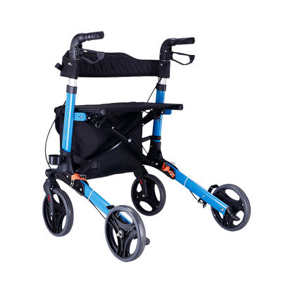 Travel Lite Portable Outdoor Seat Walker with Seat and Bag + Crutch Holder