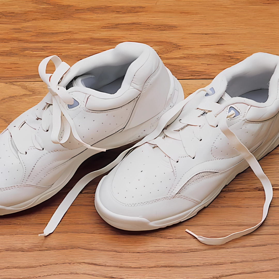 White Elastic Shoe Laces